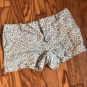 Cynthia Rowley Gray Leopard Shorts